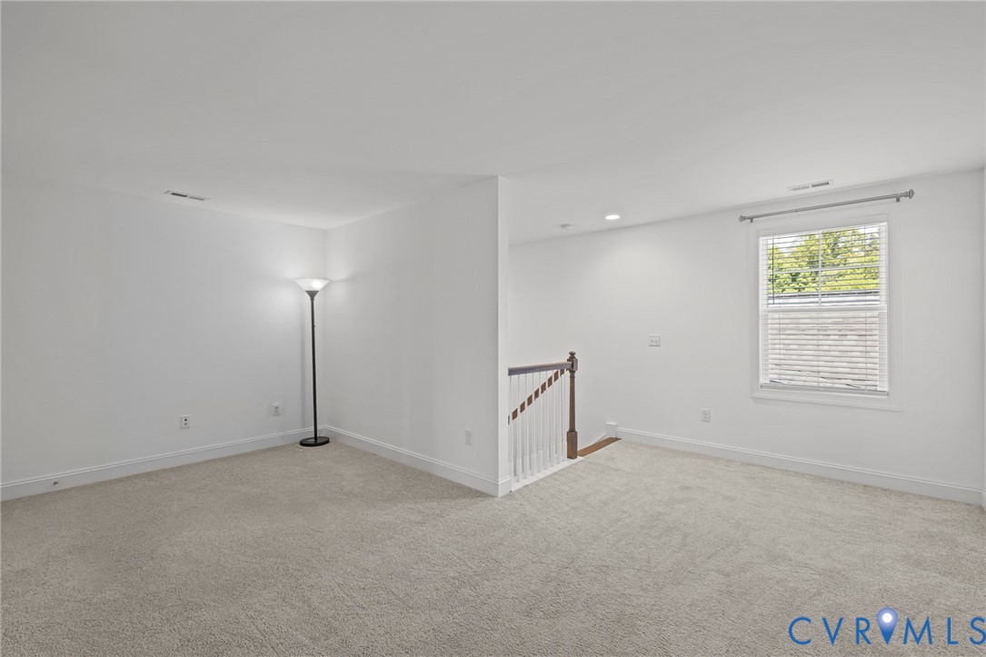 224 Lauradell Road Ashland, VA 23005 - Photo 36 of 74 Carpeted loft area featuring a window with blinds,