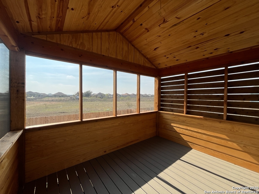 248 Cowboy Ridge Pleasanton, TX 78064 - Photo 29 of 37 a view of balcony with wooden floor