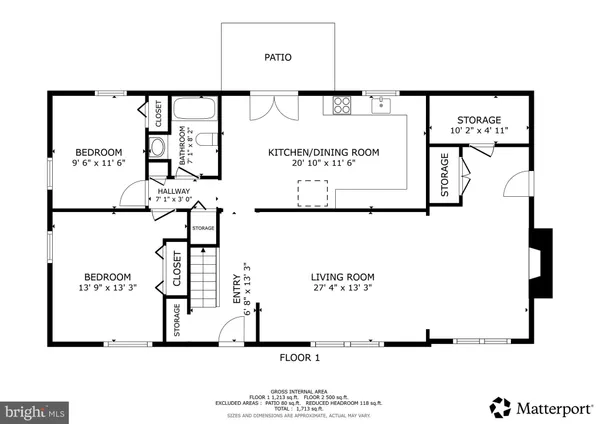 a picture of a floor plan
