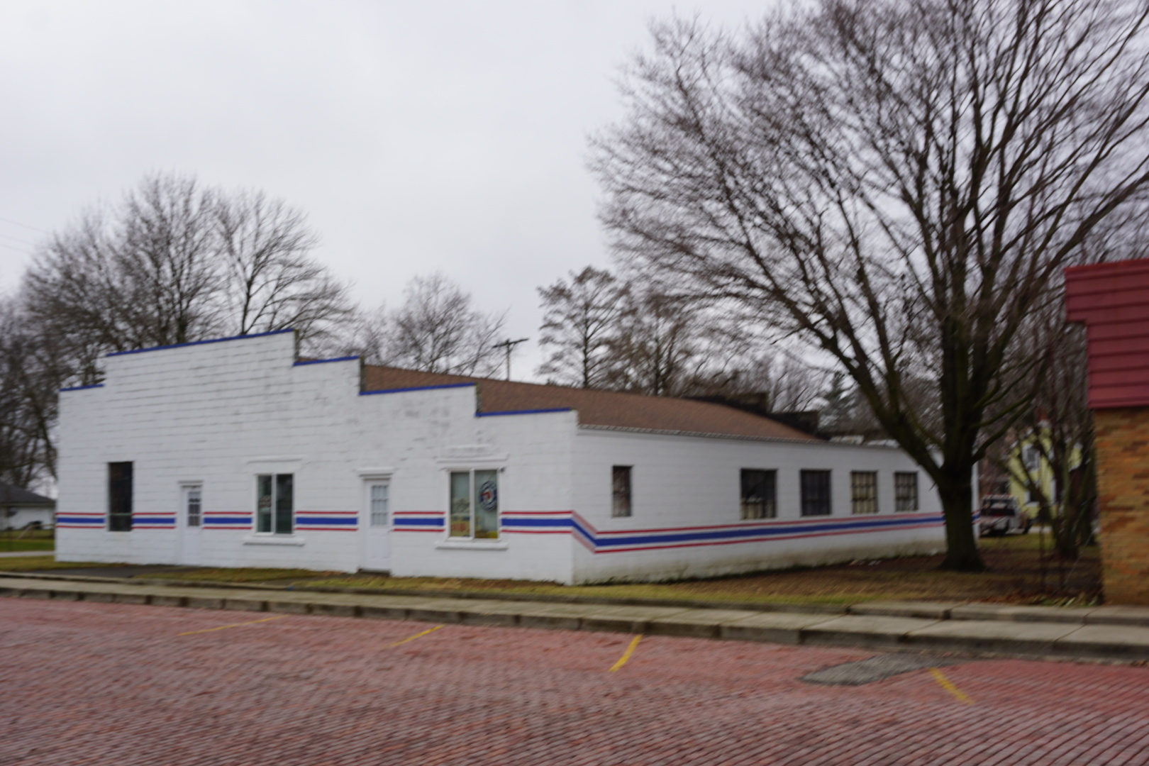 110 South Front Street Danforth, IL 60930 - Photo 4 of 13 a view of a white house with a big yard and large trees