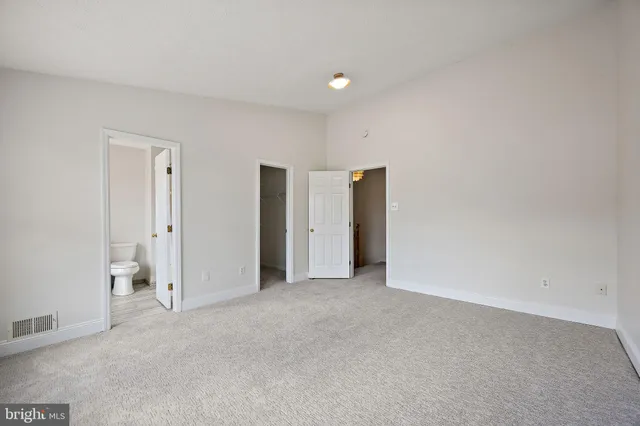 a view of an empty room