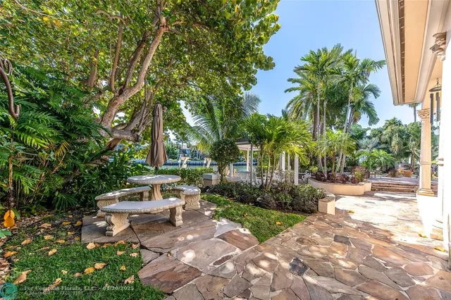a view of a lake with houses