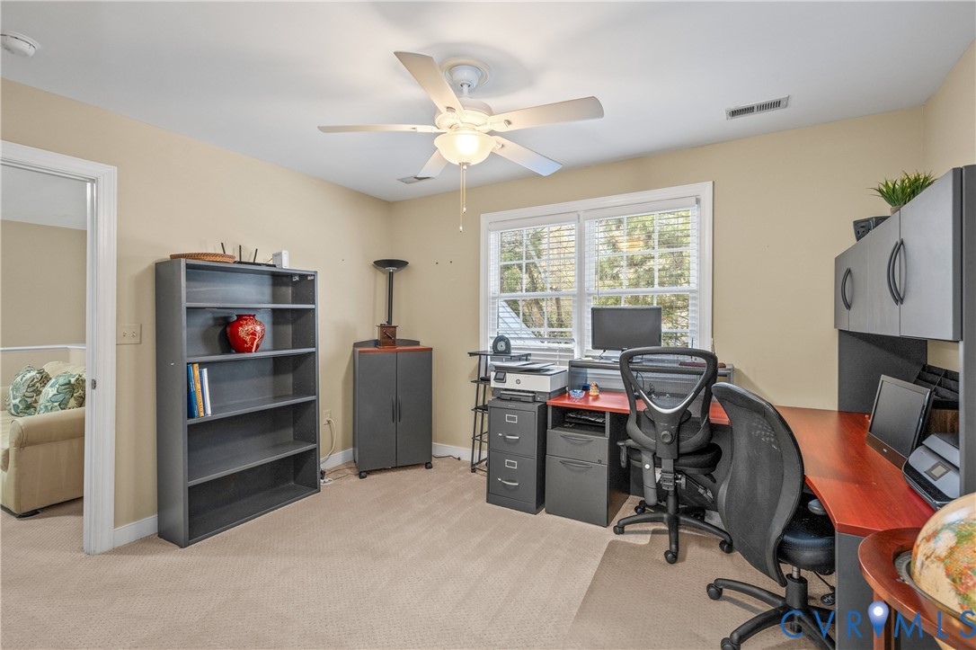 2205 Magnolia Grove Way Midlothian, VA 23113 - Photo 33 of 37 a view of a workspace with furniture and a window