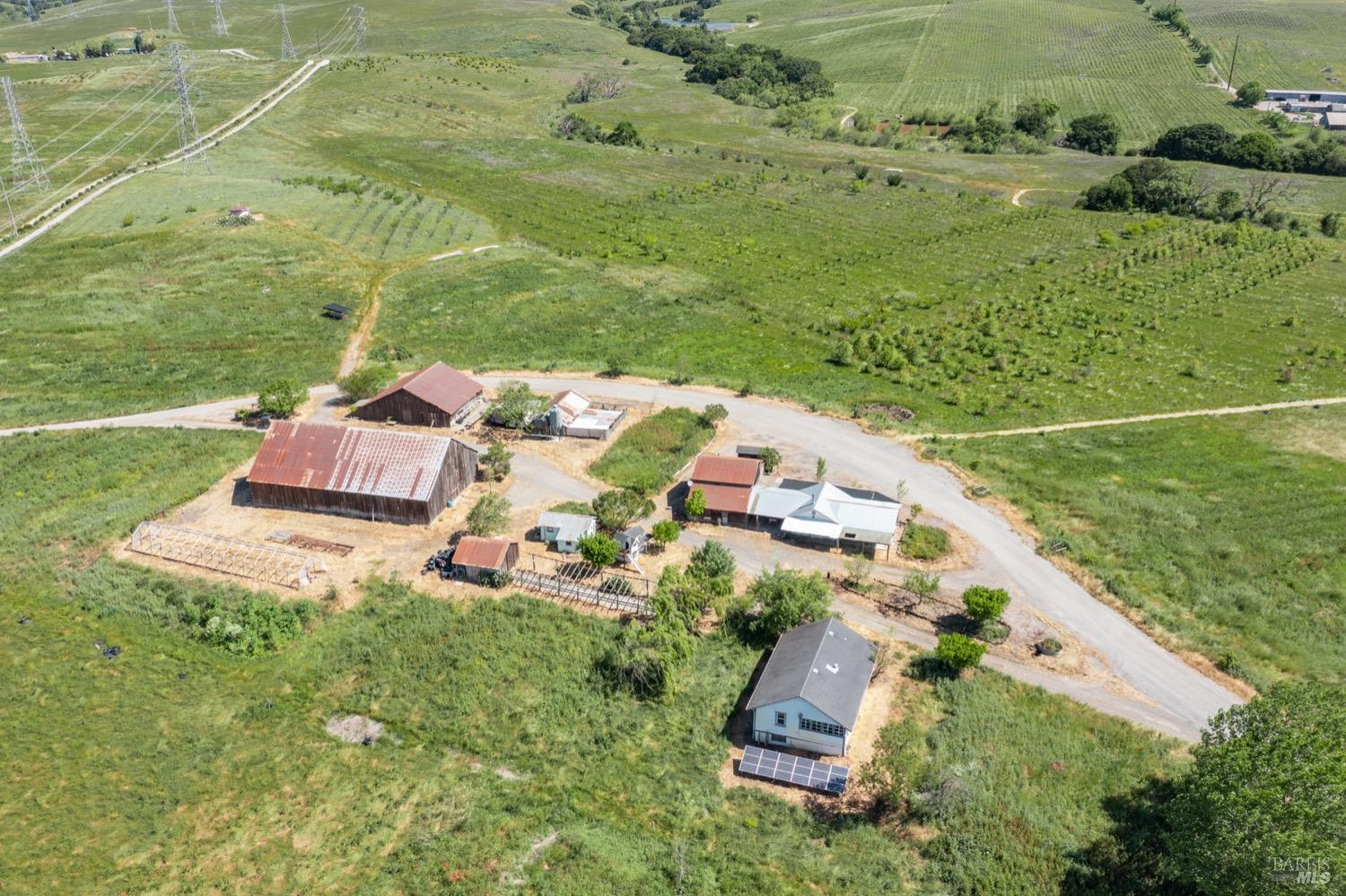 3571 Old Adobe Road Petaluma, CA 94954 - Photo 5 of 6 an aerial view of a house with a yard