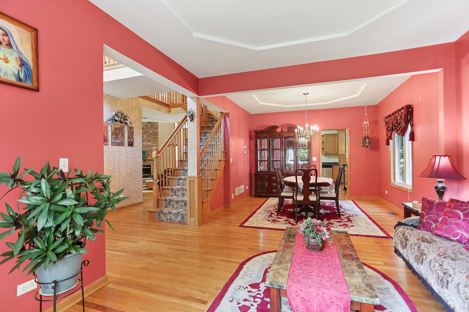 2708 High Meadow Road Naperville, IL 60564 - Photo 3 of 21 a room with wooden floor table and chairs in patio