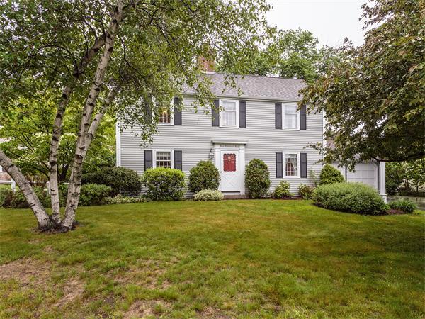 4 Robinhood Road Winchester, MA 01890 - Photo 26 of 26 a front view of a house with a yard