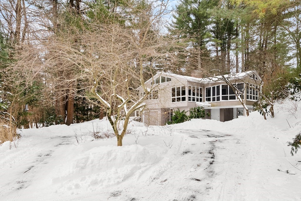 9 Valley View Road Weston, MA 02493 - Photo 29 of 30 a view of a house with a yard covered with snow