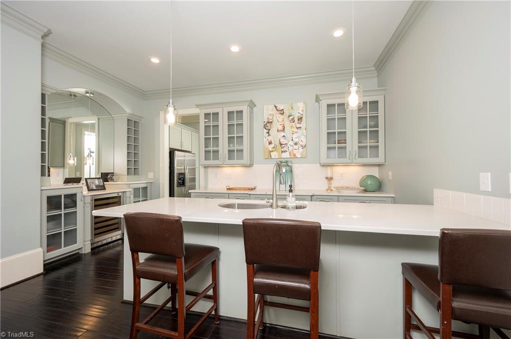 287 James Way Bermuda Run, NC 27006 - Photo 33 of 44 Lower level bar/full kitchen- perfect for entertaining.