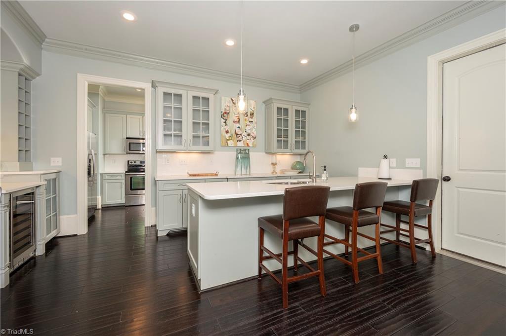 287 James Way Bermuda Run, NC 27006 - Photo 34 of 44 Glass doored upper cabinets