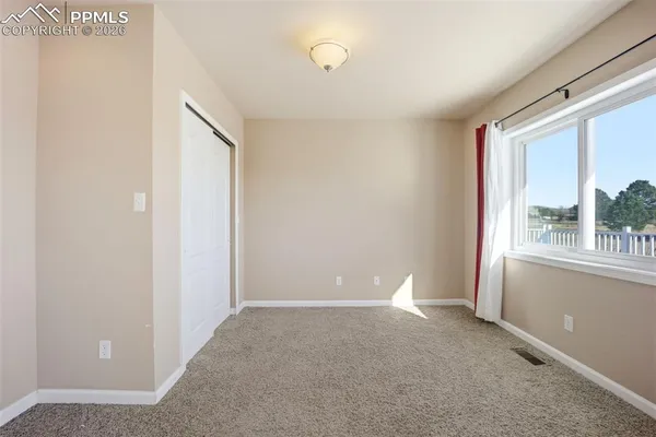 a view of a room with window