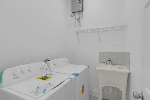 a bathroom with a sink and a vanity