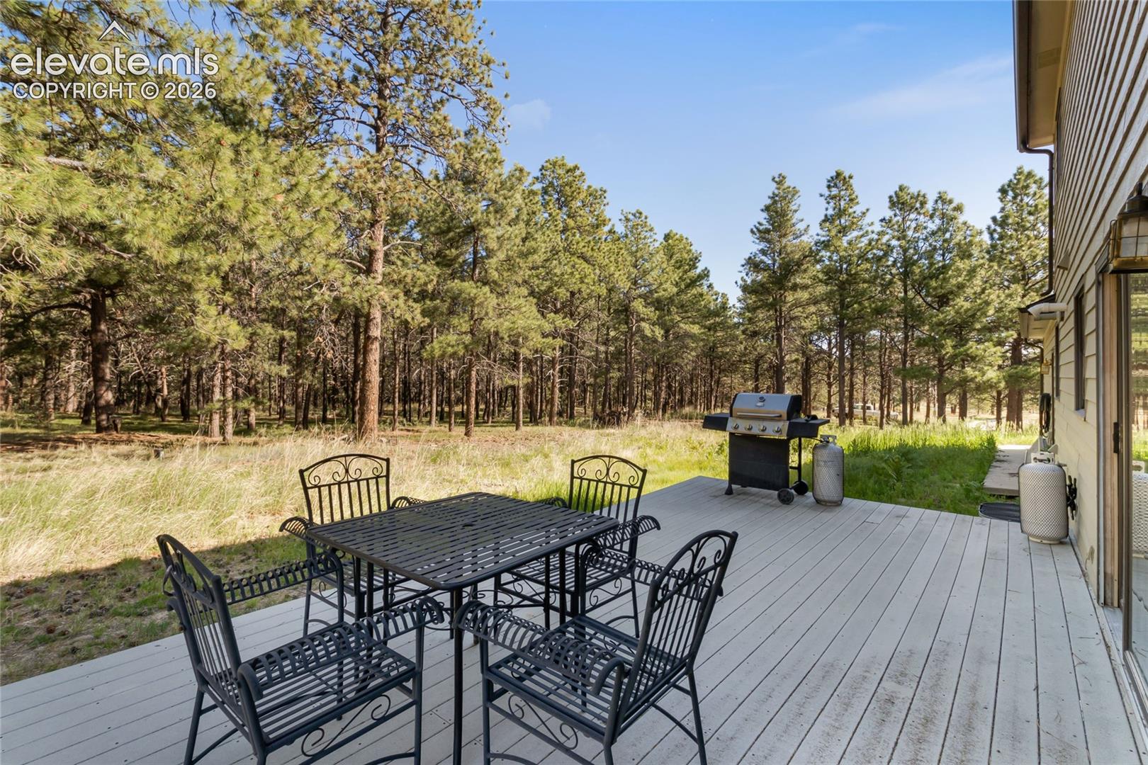 18673 North Elbert Road Elbert, CO 80106 - Photo 21 of 29 Back deck