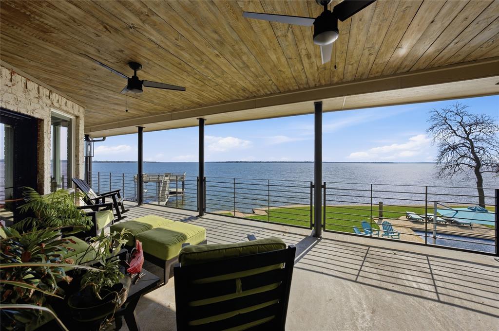 1617 Maple Drive Tool, TX 75143 - Photo 29 of 40 a view of a balcony with chairs