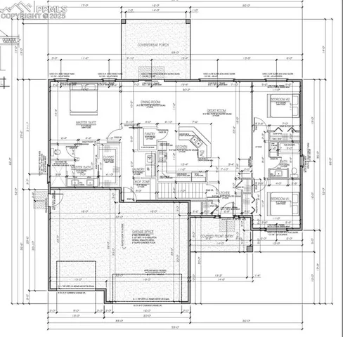 a view of an ocean and beach