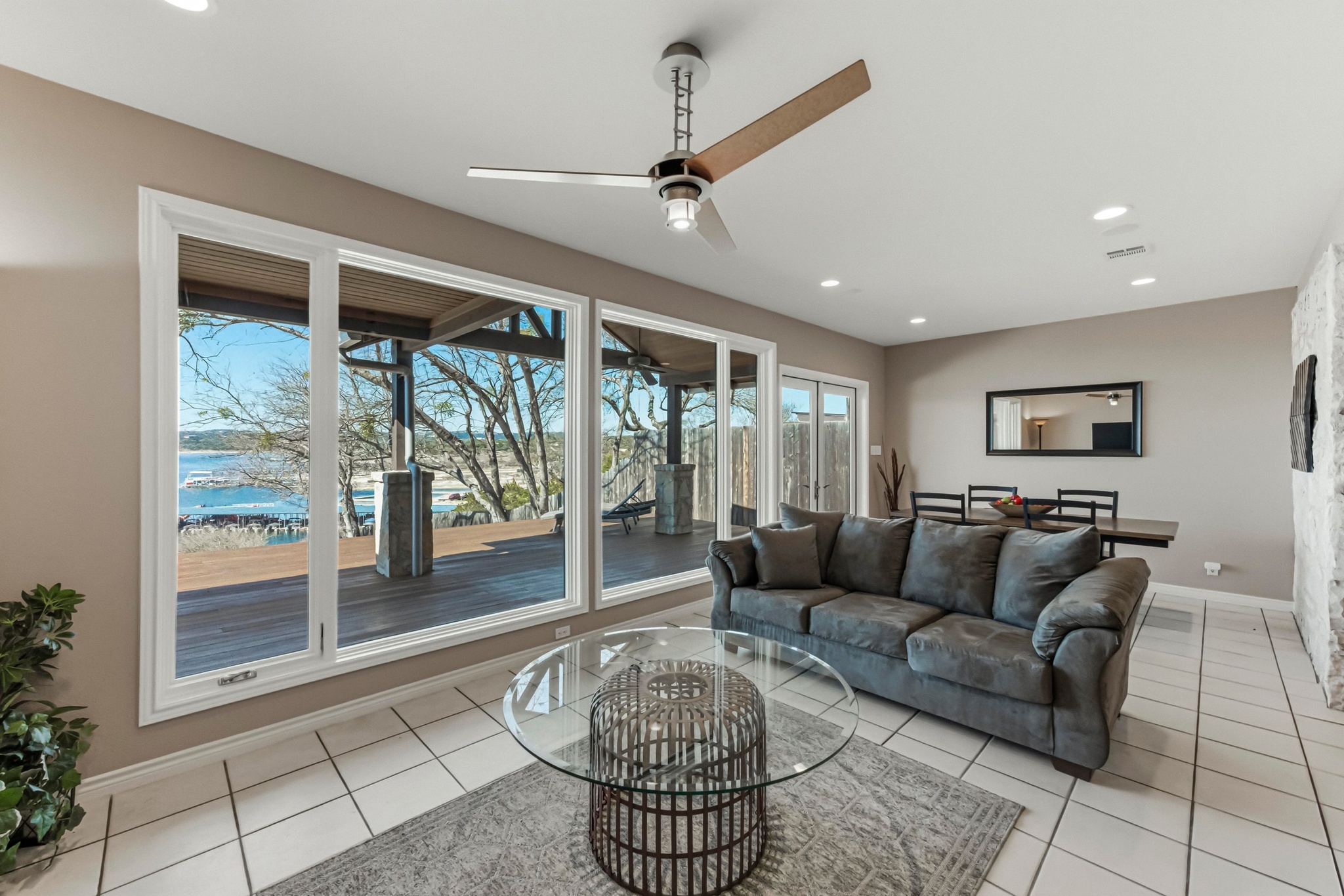 15943 Booth Circle Volente, TX 78641 - Photo 7 of 35 a living room with furniture and a large window