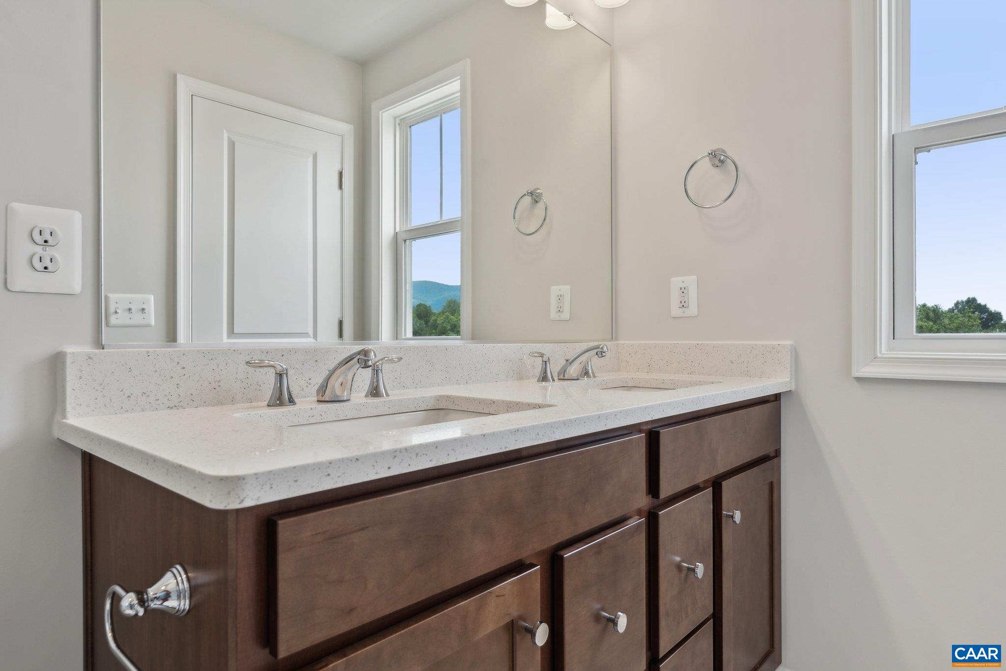 2990 Rambling Brk Lane, Unit LOT 125 Crozet, VA 22932 - Photo 15 of 44 a bathroom with a sink and a mirror