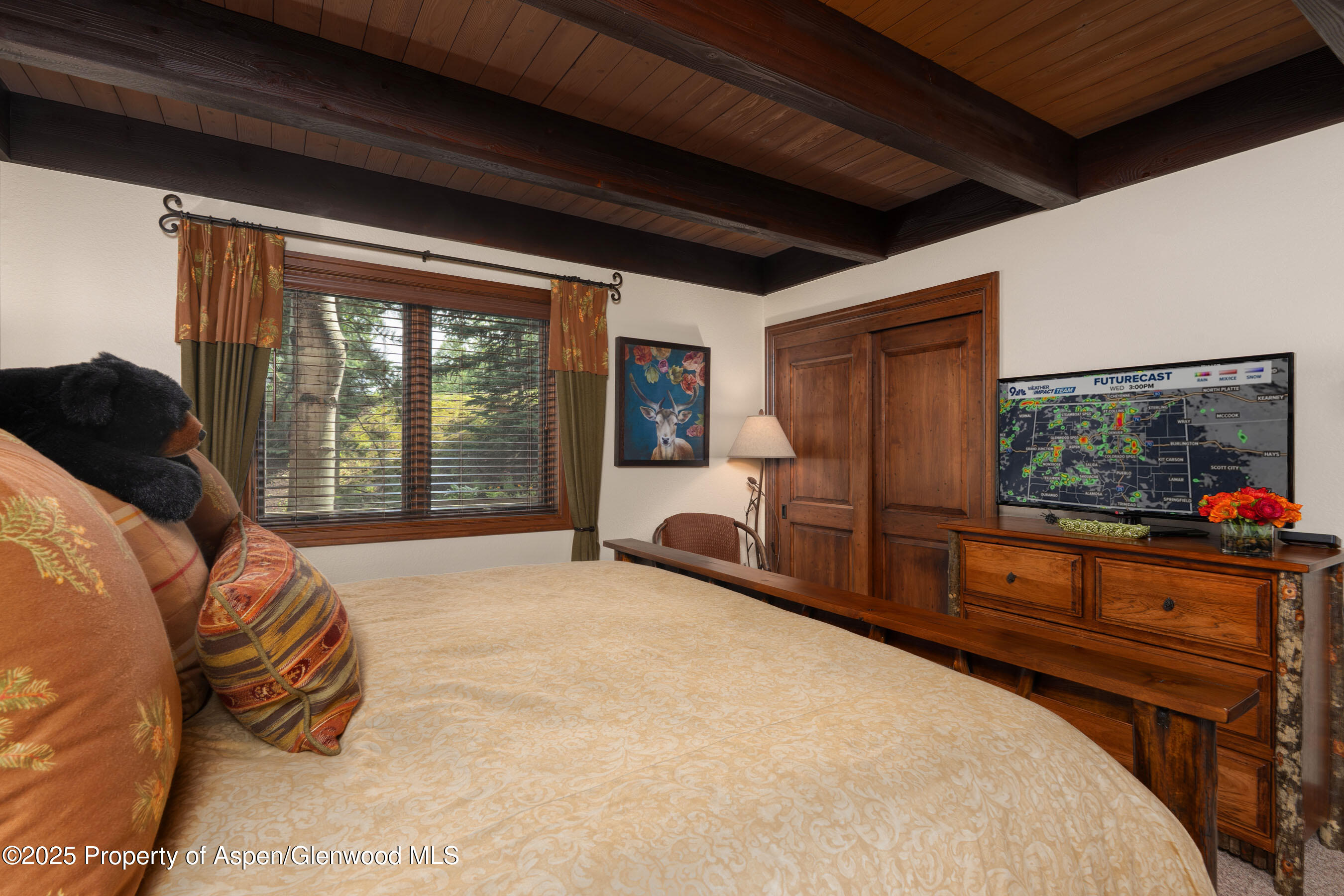 229 Faraway Road, Unit 28 Snowmass Village, CO 81615 - Photo 13 of 30 Guest Bedroom w/ Sunny East Exposure