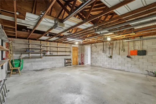 a view of storage and utility room
