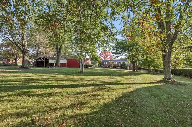 a view of a volley ball court