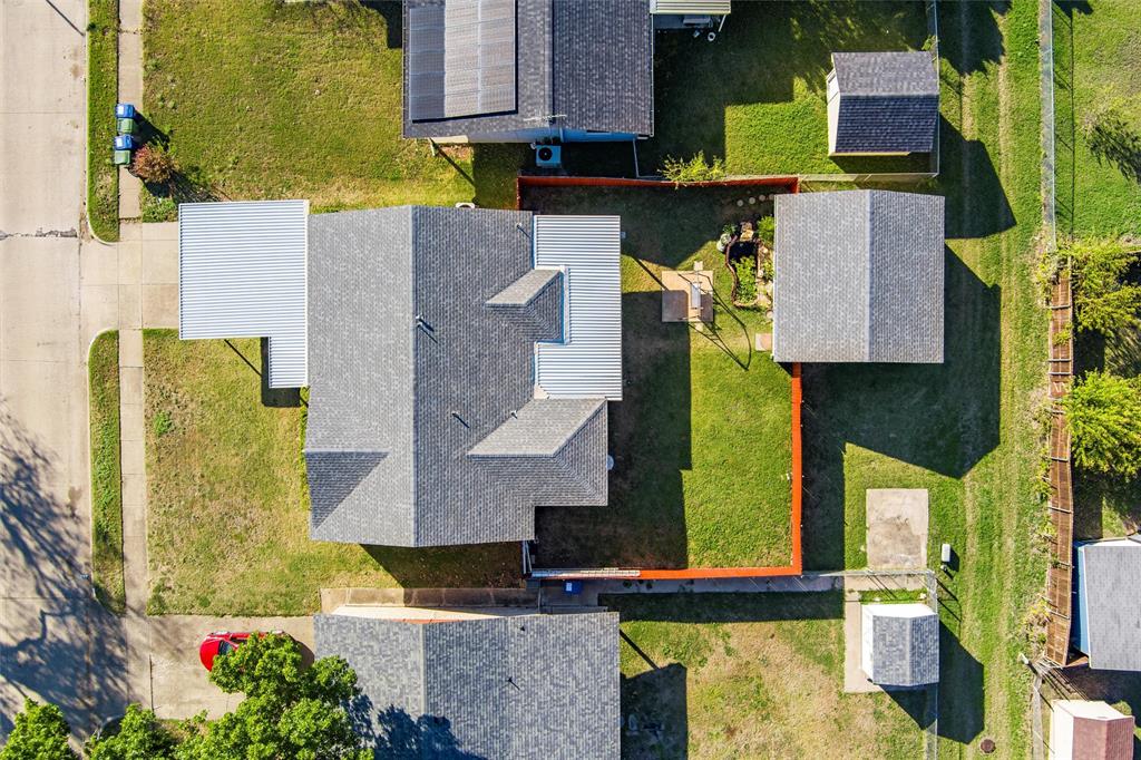 1801 Homestead Place Garland, TX 75044 - Photo 8 of 37 an aerial view of residential house with outdoor space and swimming pool