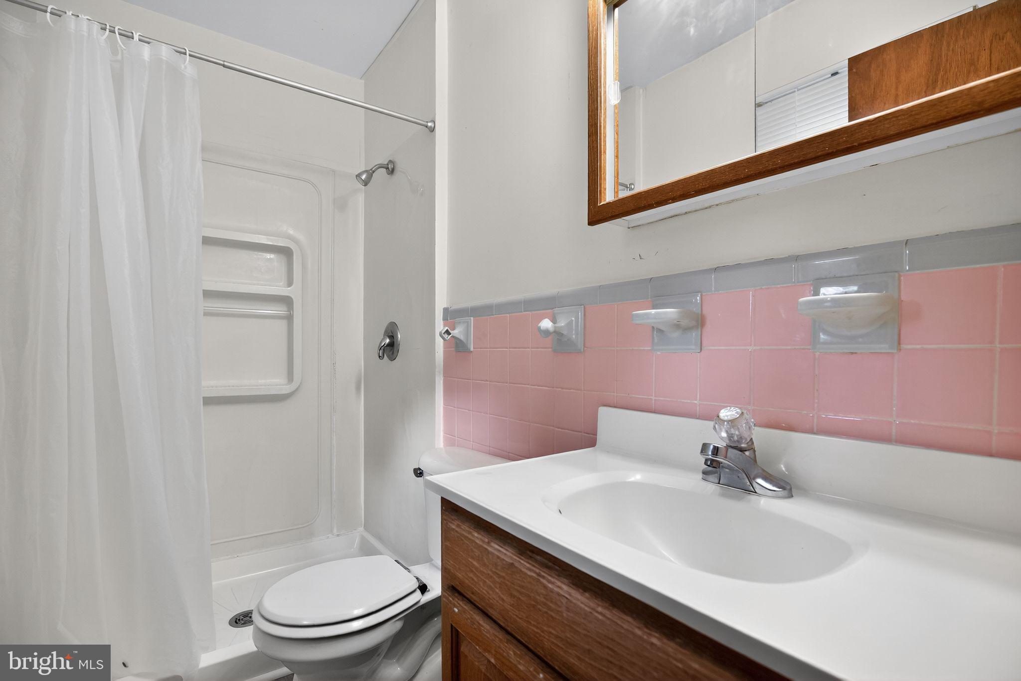 45869 Belvoir Road Great Mills, MD 20634 - Photo 21 of 30 a bathroom with a sink toilet and shower