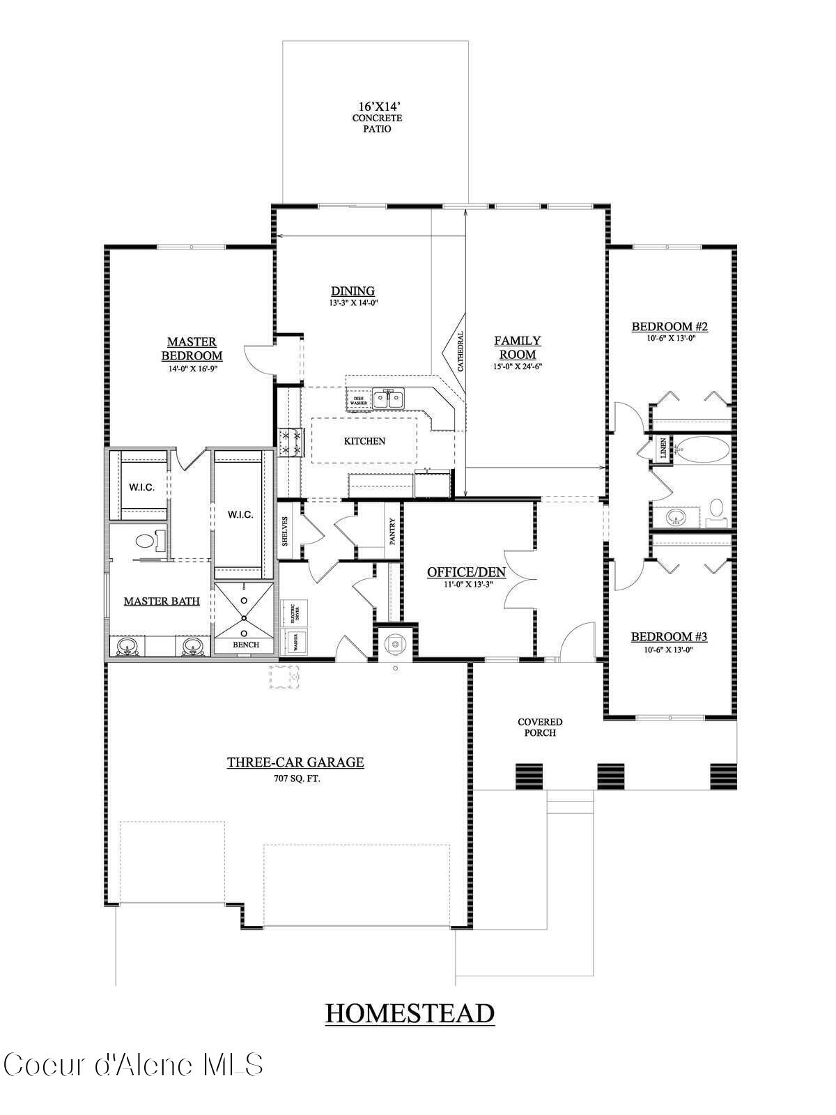 8991 California Street Rathdrum, ID 83858 - Photo 6 of 6 Floor Plan