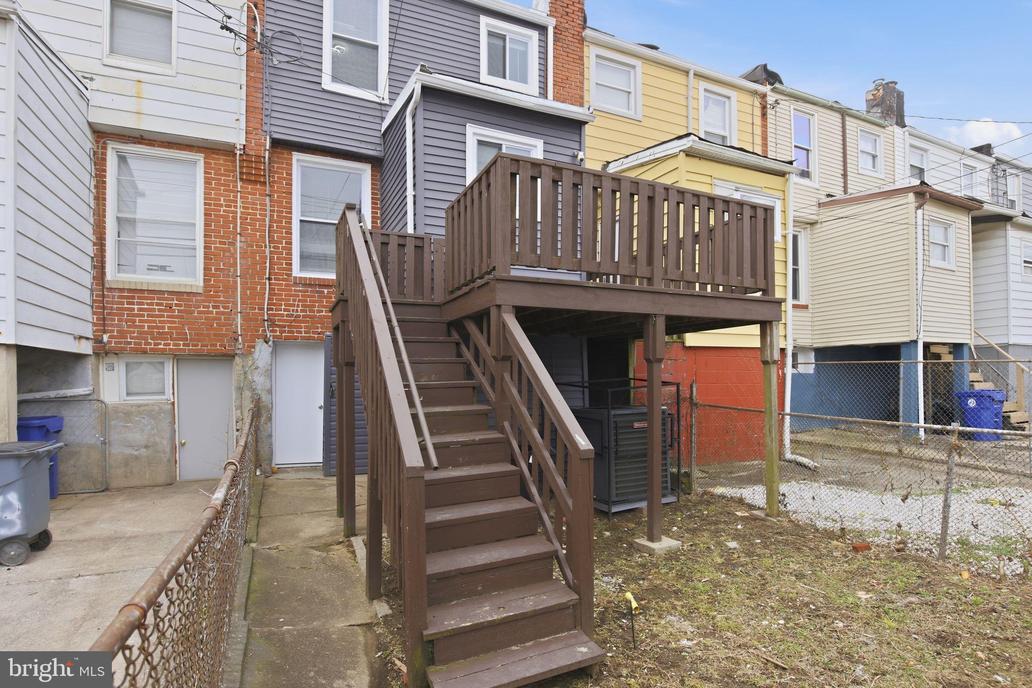 3330 Ravenwood Avenue Baltimore, MD 21213 - Photo 5 of 31 Rear Deck access