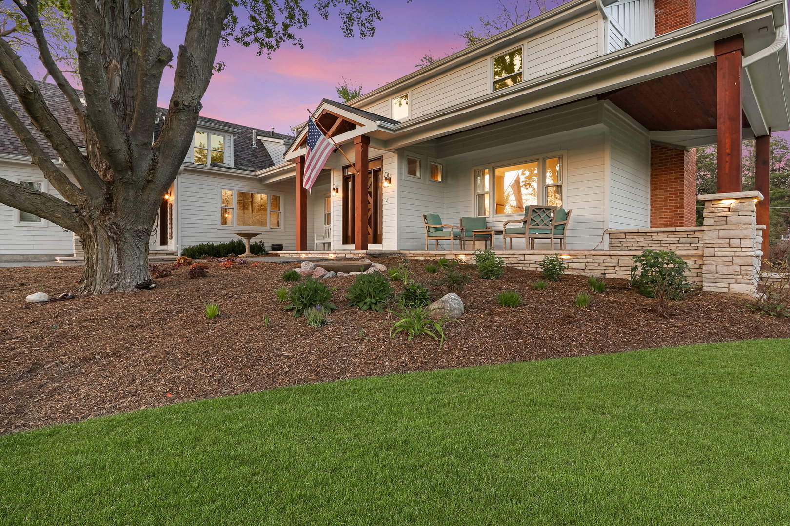 2238 Hanlon Road Libertyville, IL 60048 - Photo 33 of 72 a view of a house with a yard porch and sitting area