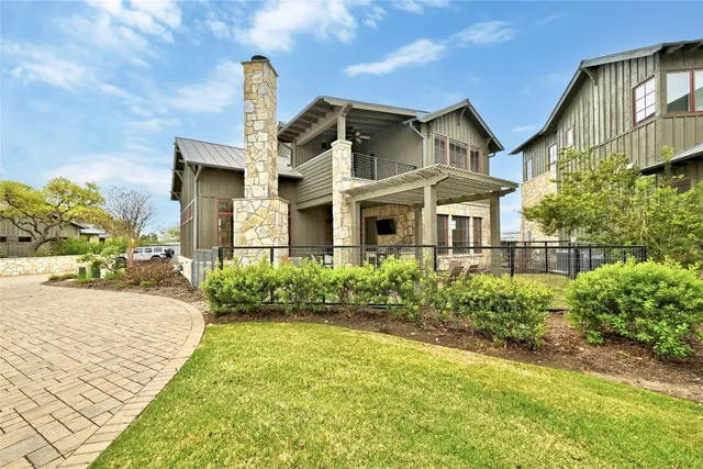 a balcony with furniture