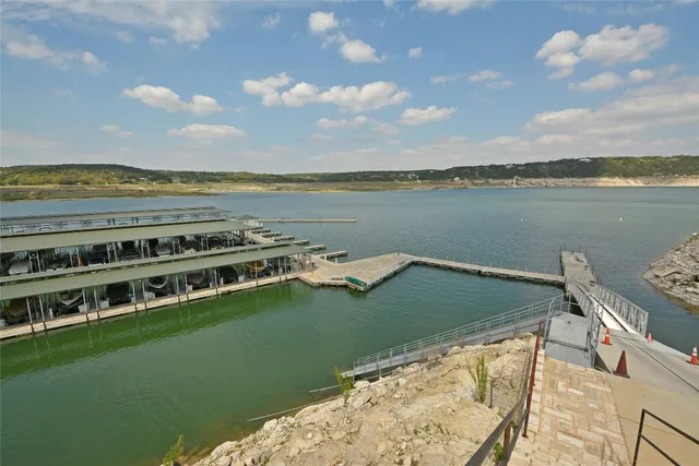 a view of a water with an ocean view