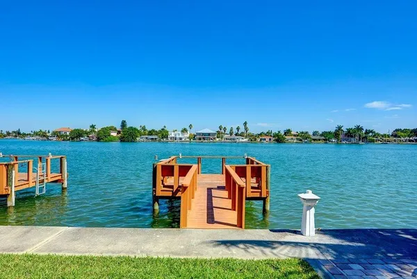 a balcony with an ocean view