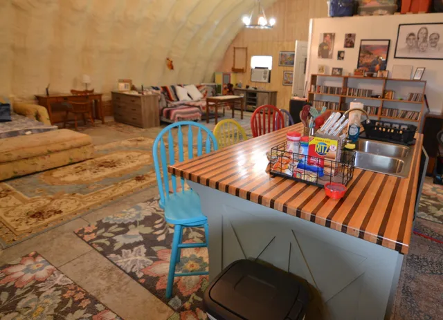 a view of outdoor seating