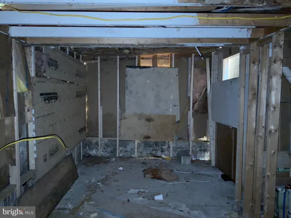 a close view of a closet