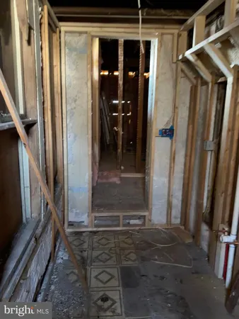 a view of a storage room