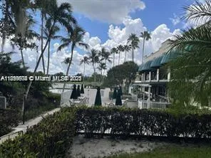 a view of green field with lots of green space