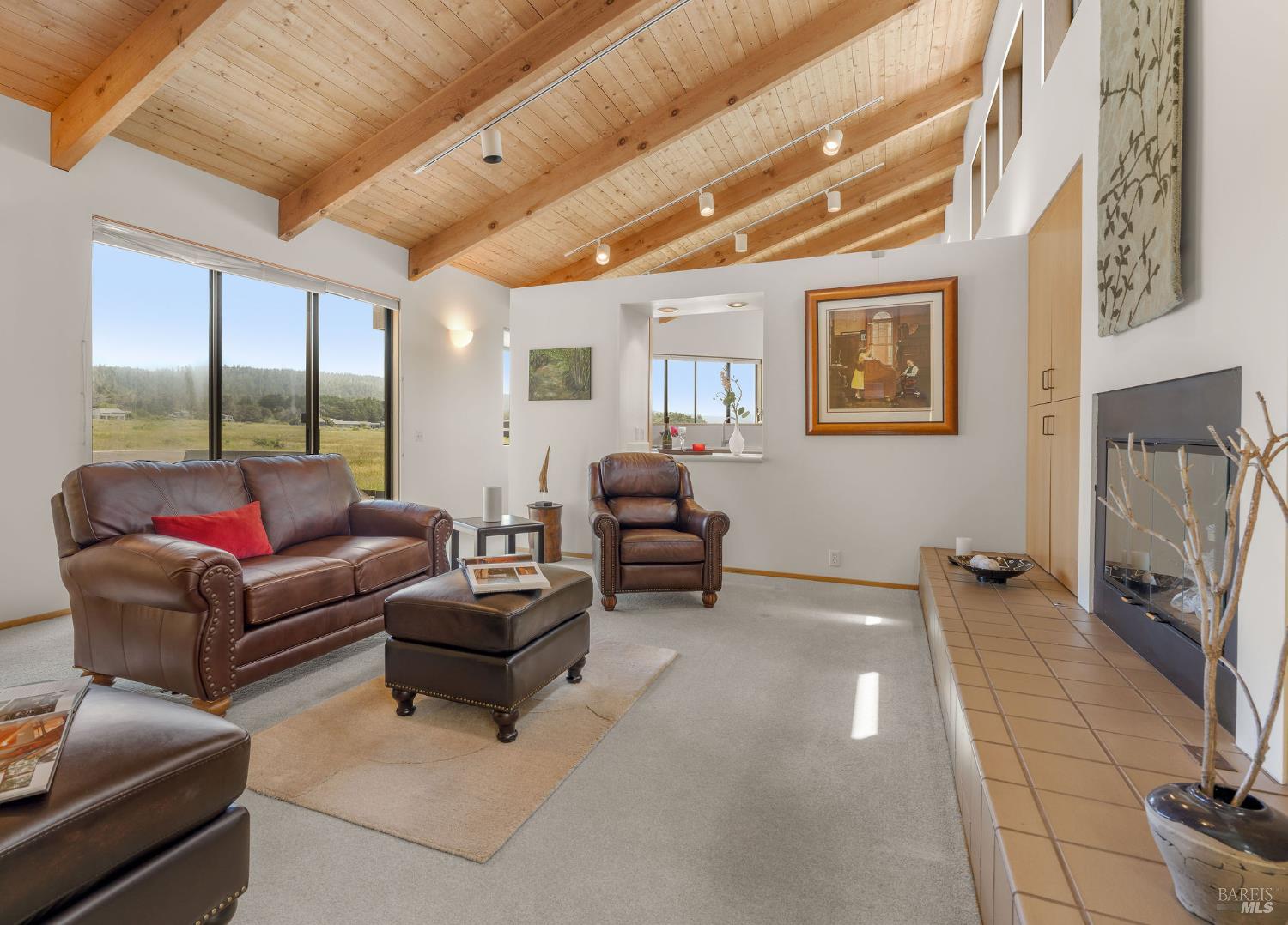 290 Del Mar Point The Sea Ranch, CA 95497 - Photo 6 of 60 a living room with furniture and a flat screen tv