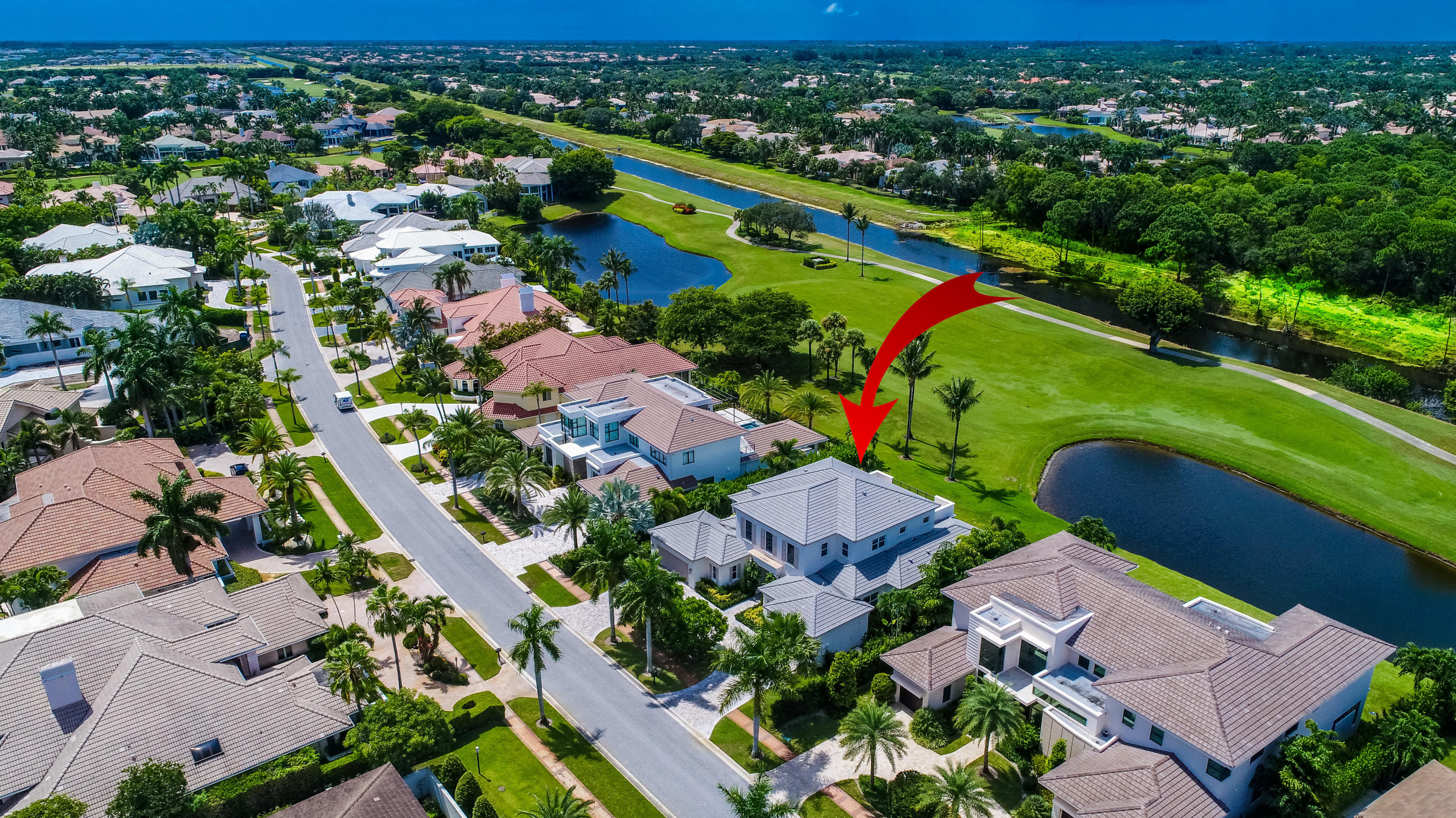 7140 Queenferry Circle Boca Raton, FL 33496 - Photo 19 of 51 an aerial view of multiple house