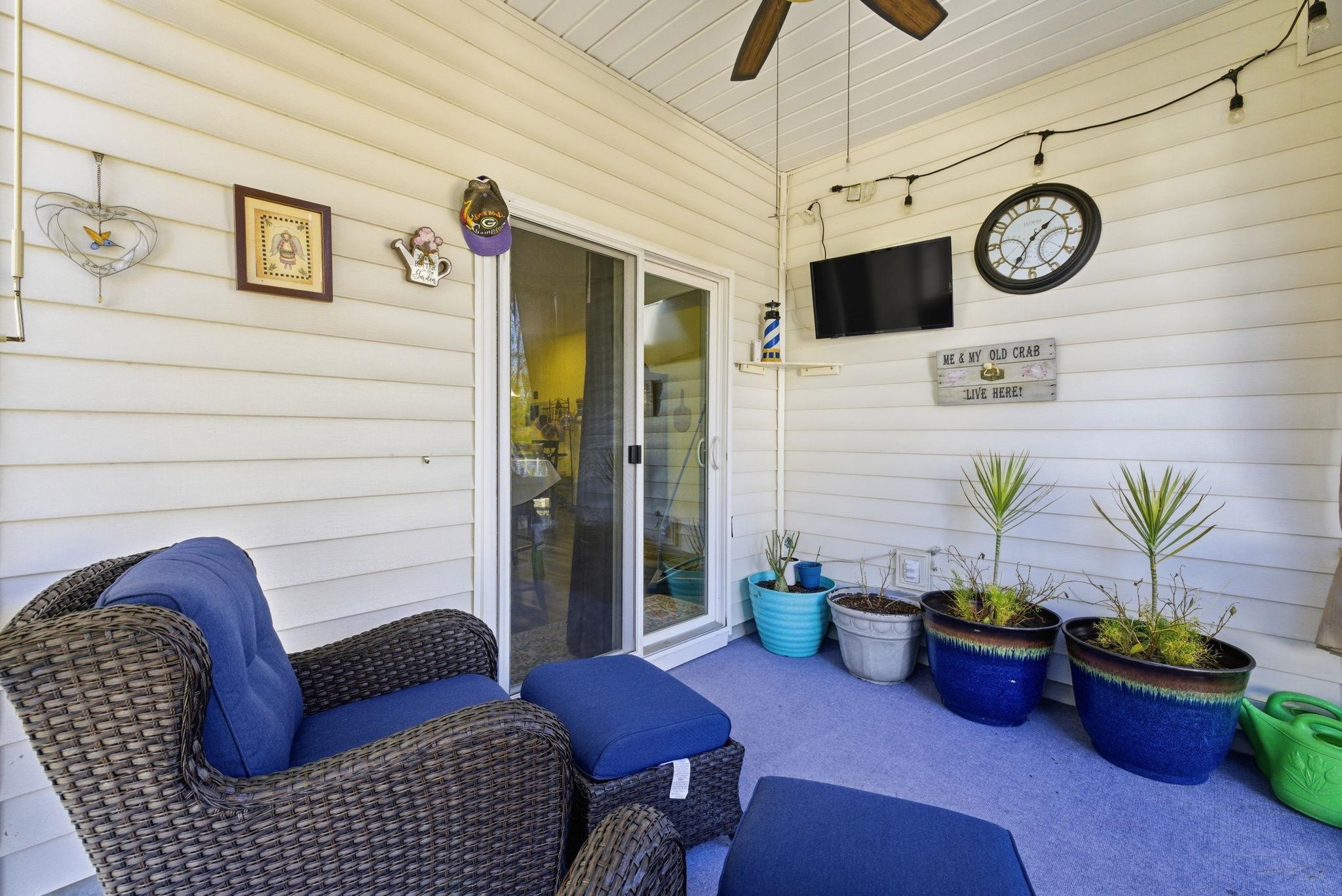 144 Legends Village Loop Myrtle Beach, SC 29579 - Photo 18 of 25 View of patio with a ceiling fan