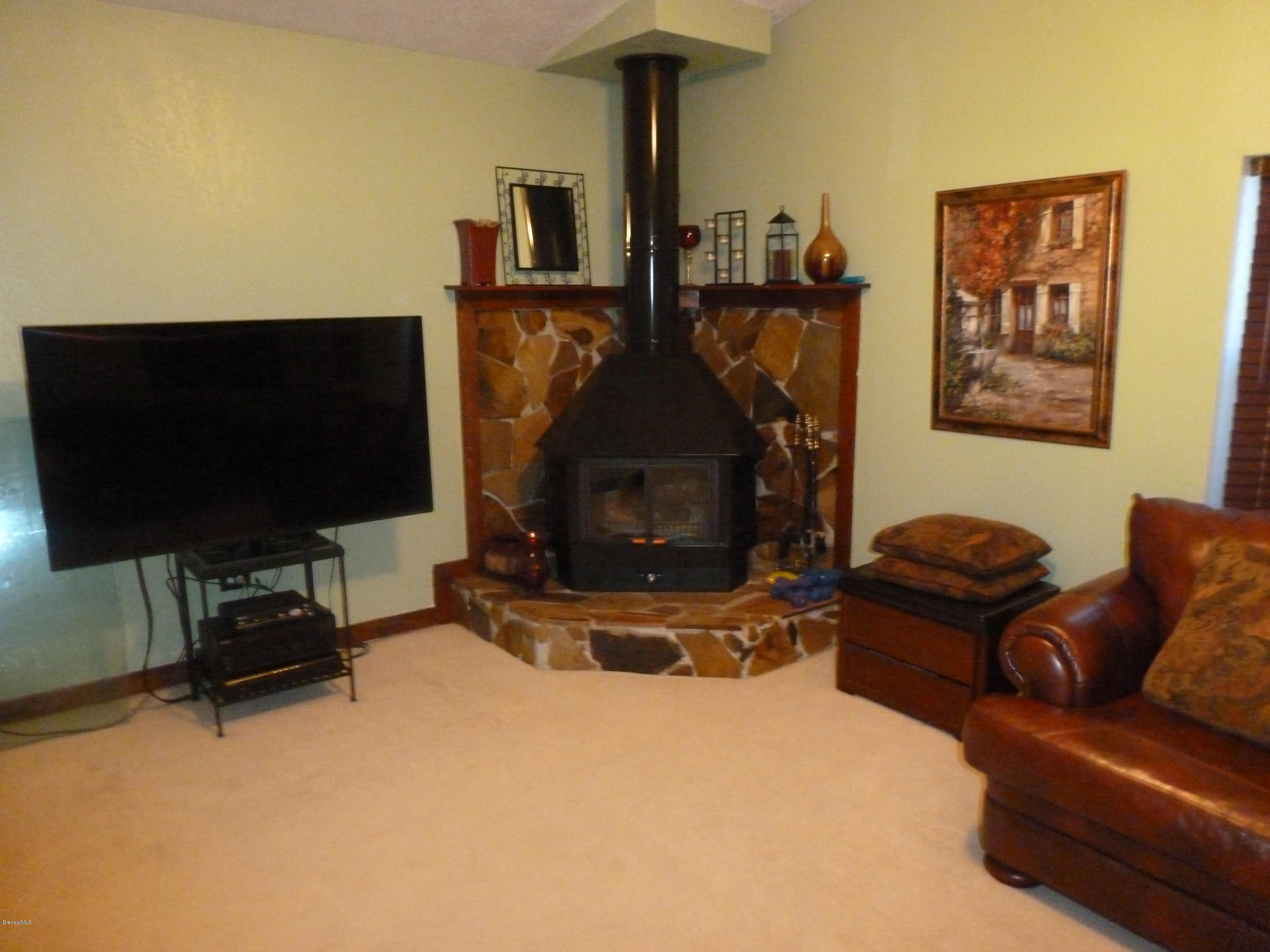 941 Lexington Road Rockledge, FL 32955 - Photo 9 of 16 Wood Burning Fireplace