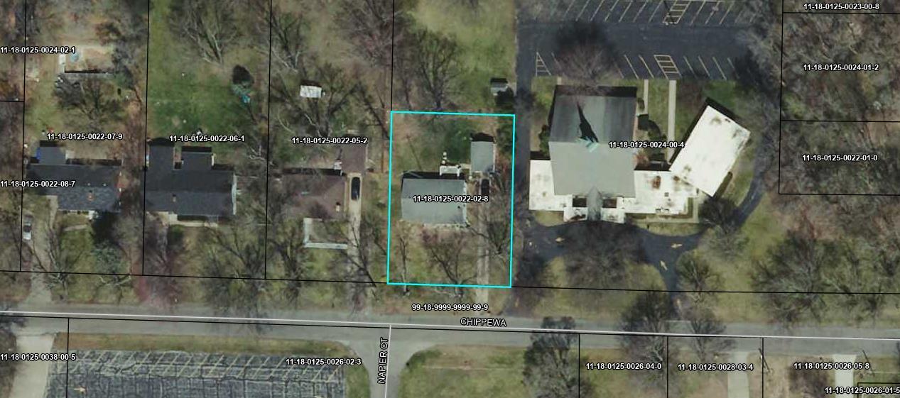 199 Chippewa Road Benton Harbor, MI 49022 - Photo 22 of 22 Aerial Map