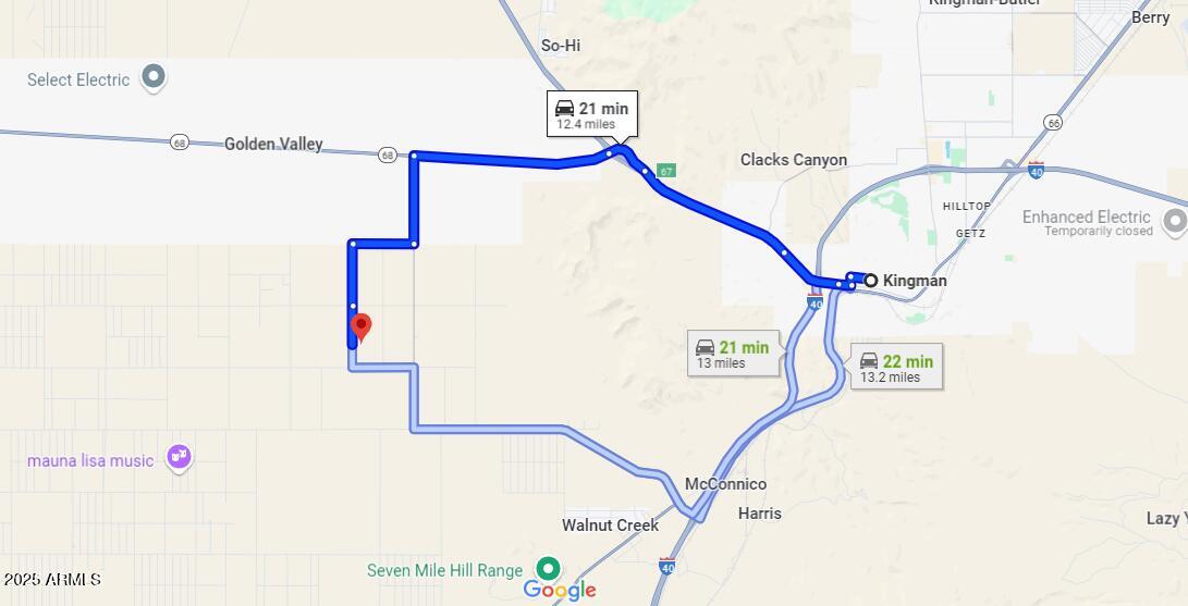1802 South Adobe Road Golden Valley, AZ 86413 - Photo 9 of 12 0507 directions from Kingman