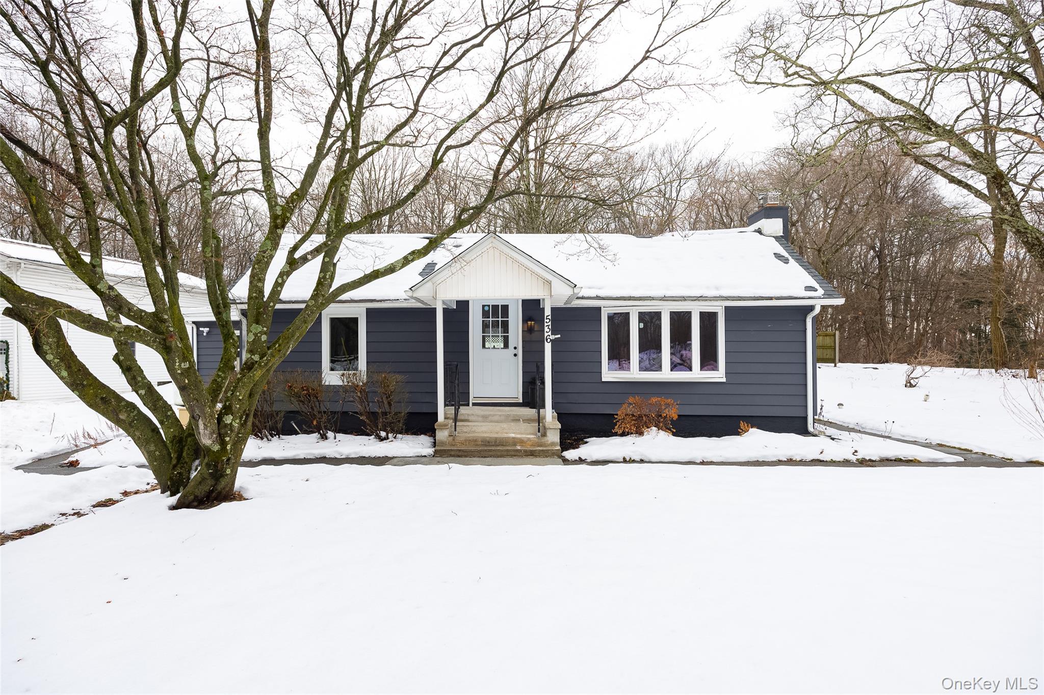 534-536 River Road Rhinebeck, NY 12572 - Photo 1 of 37 a front view of a house with a yard covered in snow