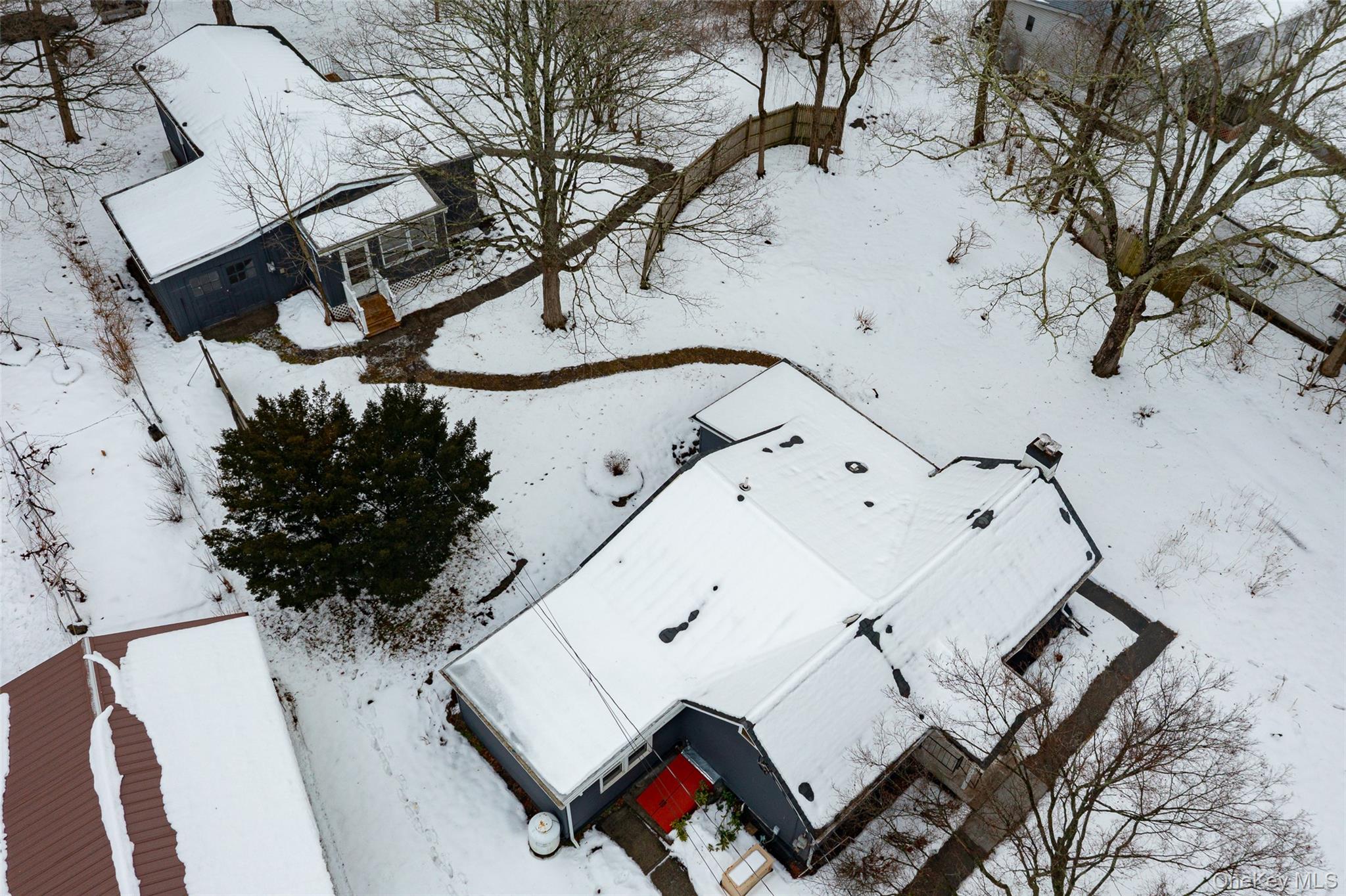 534-536 River Road Rhinebeck, NY 12572 - Photo 35 of 37 an aerial view of a house with a yard