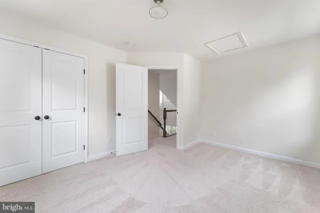 a view of an empty room