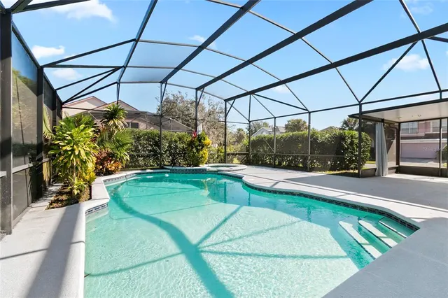 a house view with a seating space