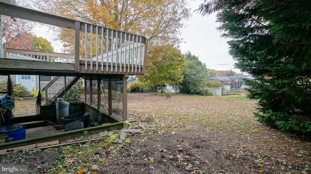a view of a balcony with a swing