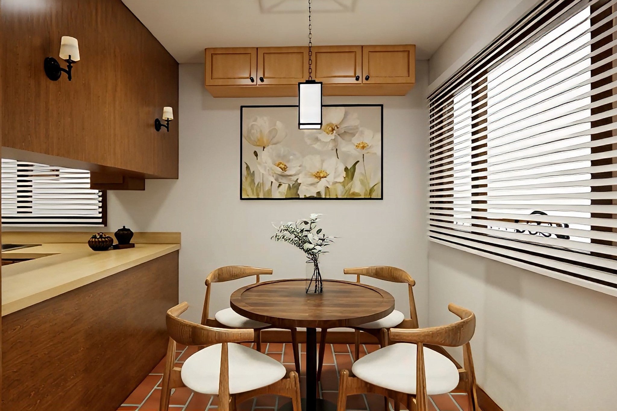 37521 Dublin Gulch Road St. Ignatius, MT 59865 - Photo 31 of 39 Breakfast Nook-3D RENDERING- VIRTUALLY STAGED