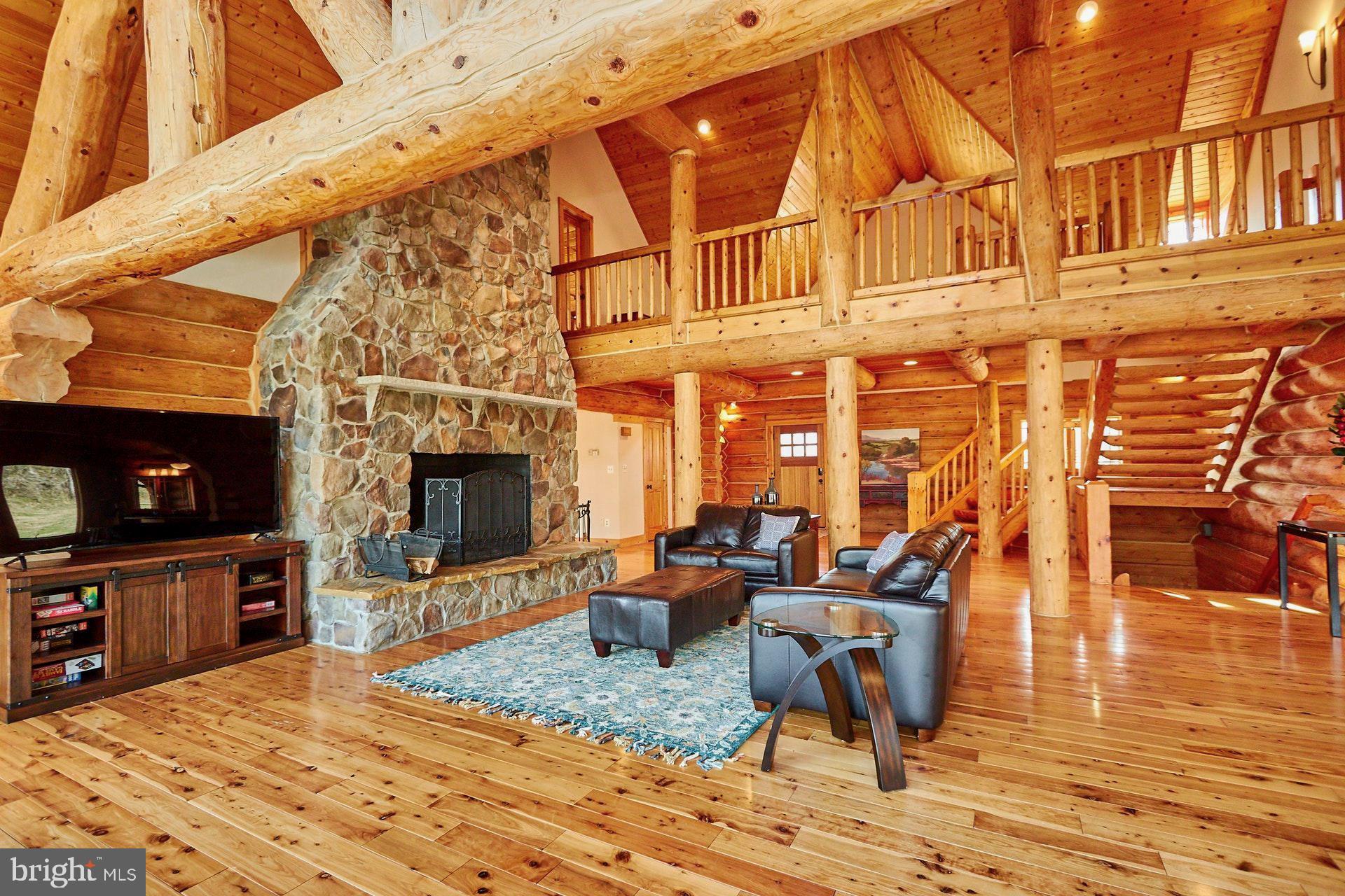 14047 Hume Road Hume, VA 22639 - Photo 15 of 73 Stone Fireplace makes this room cozy