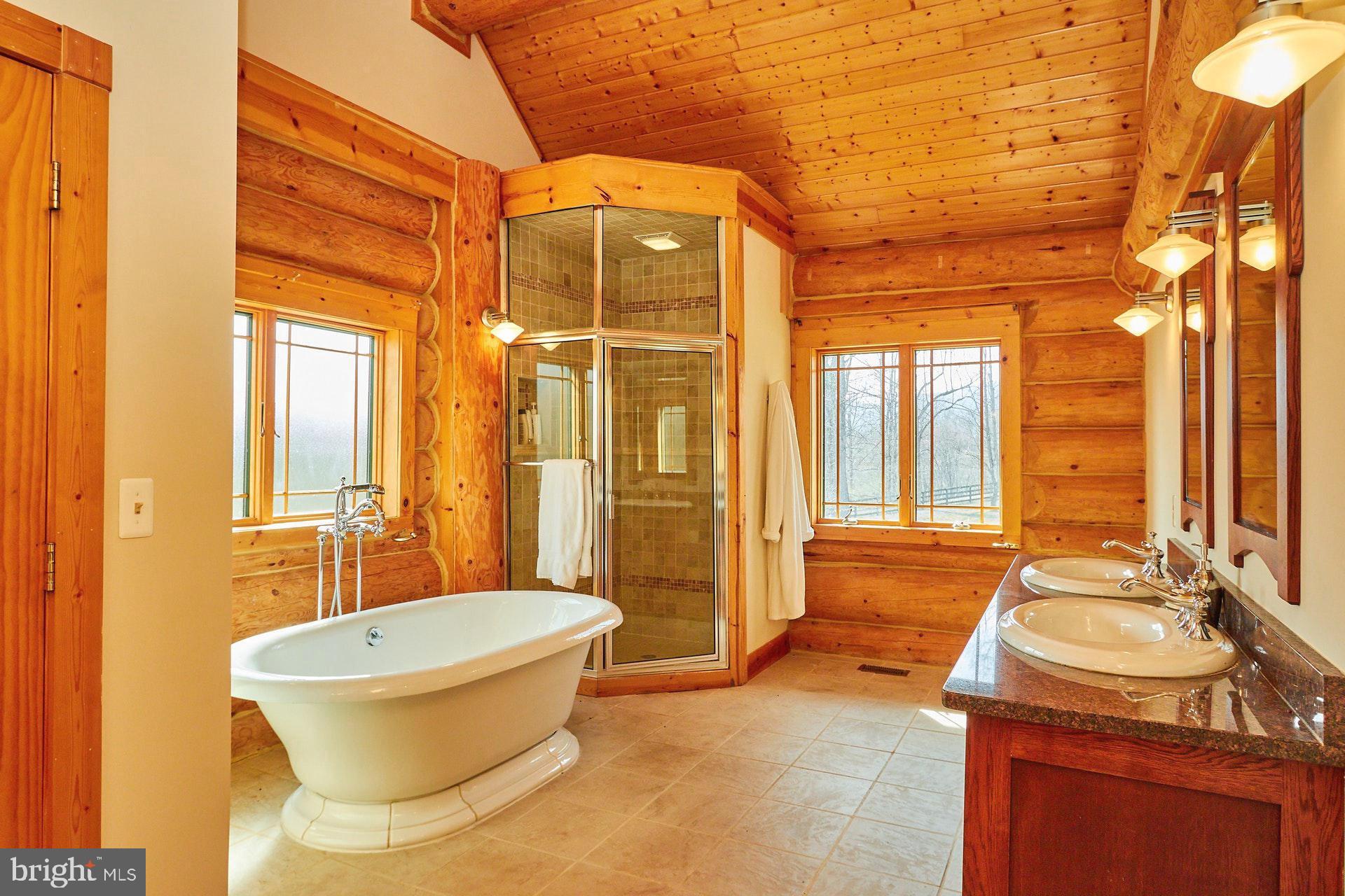 14047 Hume Road Hume, VA 22639 - Photo 30 of 73 Master Bathroom w/double Sinks, Custom Shower