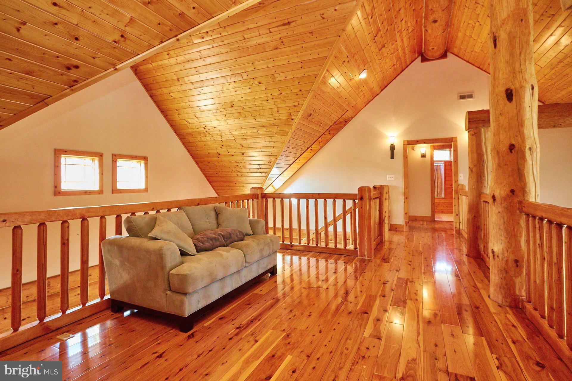 14047 Hume Road Hume, VA 22639 - Photo 37 of 73 Upper Level Loft Area- note details in ceiling
